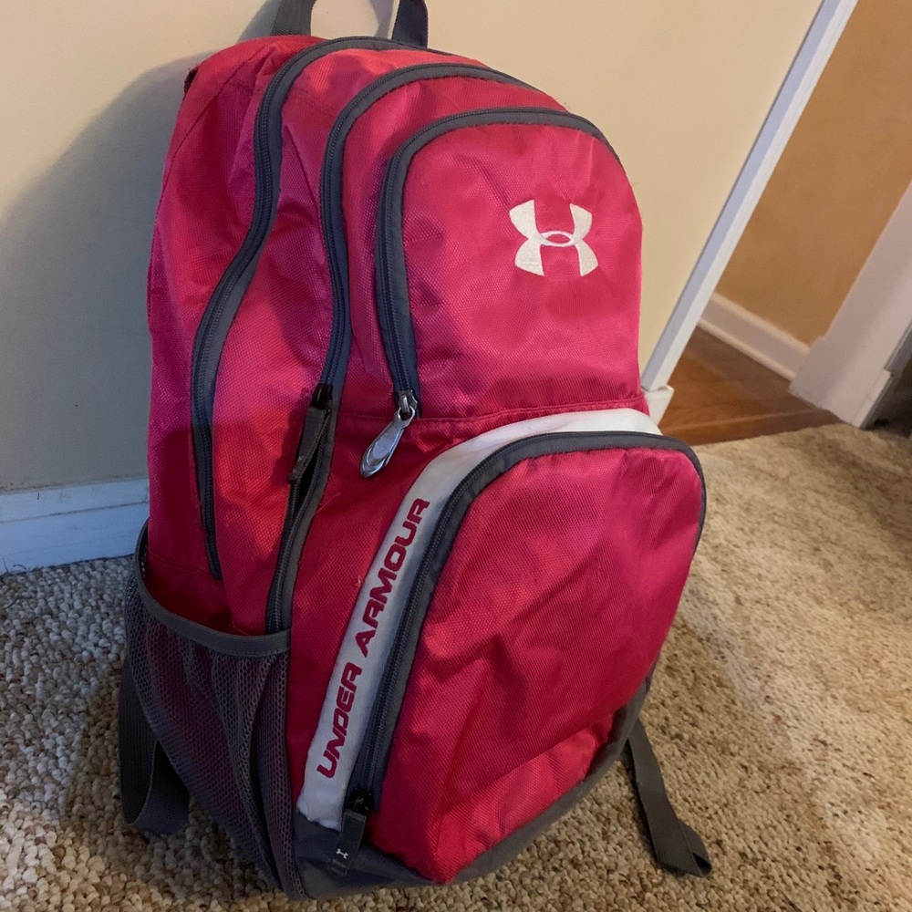 UA pink backpack